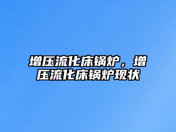 增壓流化床鍋爐，增壓流化床鍋爐現(xiàn)狀