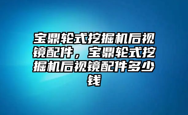 寶鼎輪式挖掘機后視鏡配件，寶鼎輪式挖掘機后視鏡配件多少錢