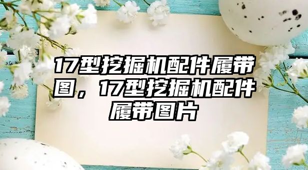 17型挖掘機配件履帶圖，17型挖掘機配件履帶圖片