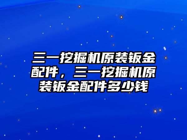 三一挖掘機(jī)原裝鈑金配件，三一挖掘機(jī)原裝鈑金配件多少錢