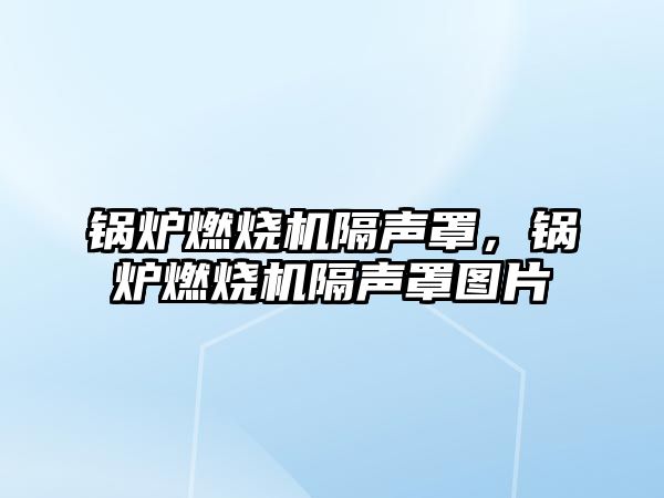 鍋爐燃燒機隔聲罩，鍋爐燃燒機隔聲罩圖片