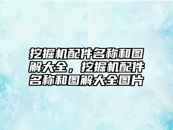 挖掘機(jī)配件名稱和圖解大全，挖掘機(jī)配件名稱和圖解大全圖片