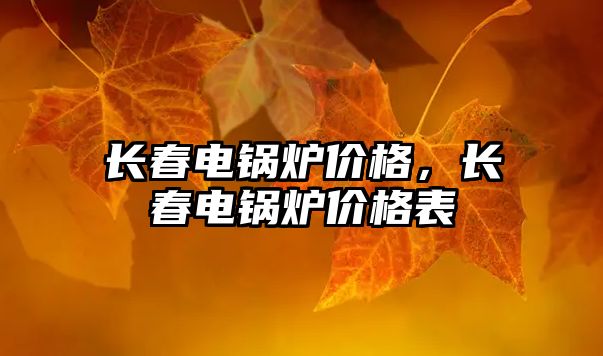 長(zhǎng)春電鍋爐價(jià)格，長(zhǎng)春電鍋爐價(jià)格表