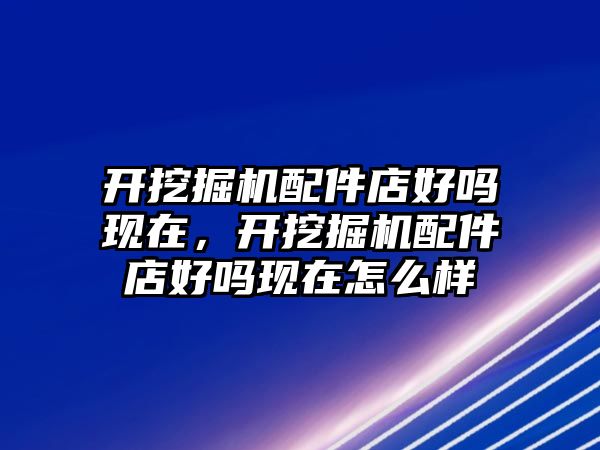 開挖掘機配件店好嗎現(xiàn)在，開挖掘機配件店好嗎現(xiàn)在怎么樣