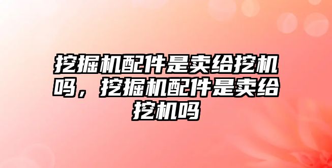 挖掘機(jī)配件是賣給挖機(jī)嗎，挖掘機(jī)配件是賣給挖機(jī)嗎