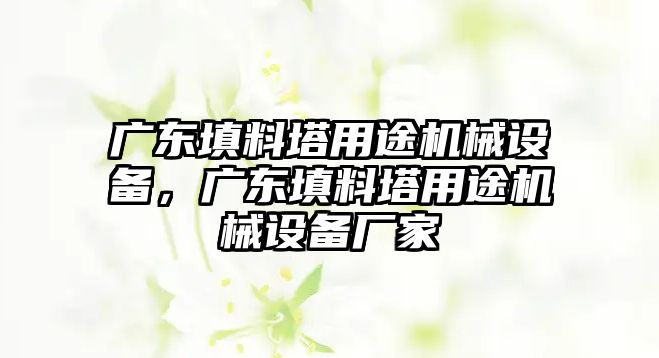 廣東填料塔用途機(jī)械設(shè)備，廣東填料塔用途機(jī)械設(shè)備廠家