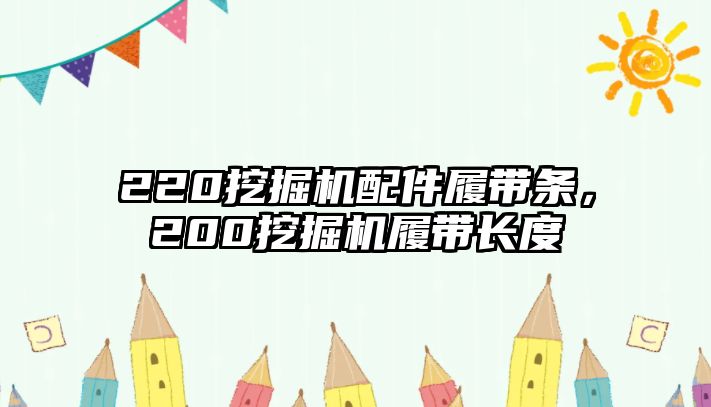 220挖掘機(jī)配件履帶條，200挖掘機(jī)履帶長(zhǎng)度