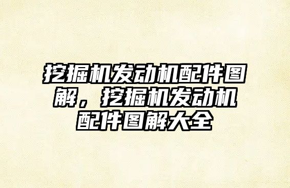 挖掘機發(fā)動機配件圖解，挖掘機發(fā)動機配件圖解大全