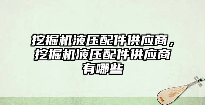 挖掘機液壓配件供應(yīng)商，挖掘機液壓配件供應(yīng)商有哪些