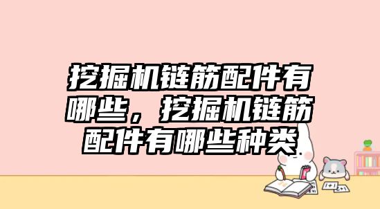 挖掘機鏈筋配件有哪些，挖掘機鏈筋配件有哪些種類