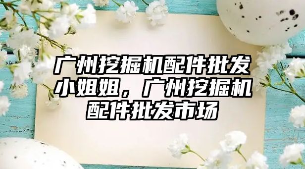 廣州挖掘機配件批發(fā)小姐姐，廣州挖掘機配件批發(fā)市場