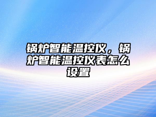 鍋爐智能溫控儀，鍋爐智能溫控儀表怎么設(shè)置