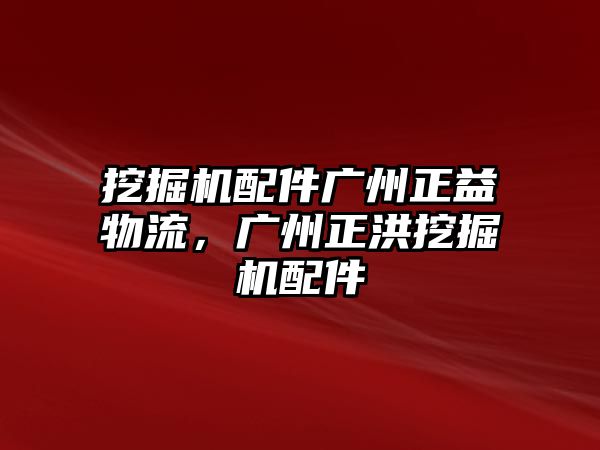 挖掘機(jī)配件廣州正益物流，廣州正洪挖掘機(jī)配件