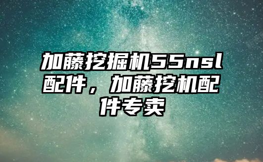 加藤挖掘機55nsl配件，加藤挖機配件專賣