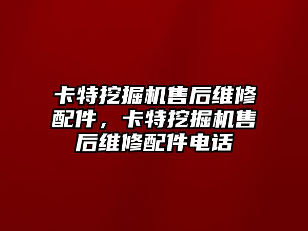 卡特挖掘機(jī)售后維修配件，卡特挖掘機(jī)售后維修配件電話