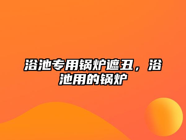 浴池專用鍋爐遮丑，浴池用的鍋爐