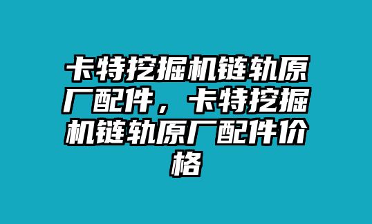 卡特挖掘機鏈軌原廠配件，卡特挖掘機鏈軌原廠配件價格