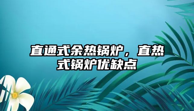 直通式余熱鍋爐，直熱式鍋爐優(yōu)缺點(diǎn)