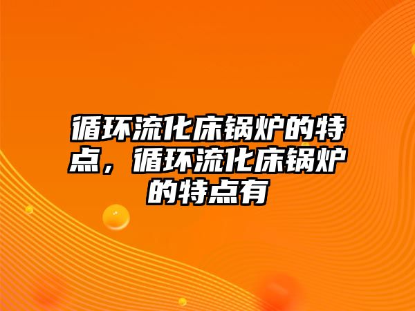 循環(huán)流化床鍋爐的特點，循環(huán)流化床鍋爐的特點有