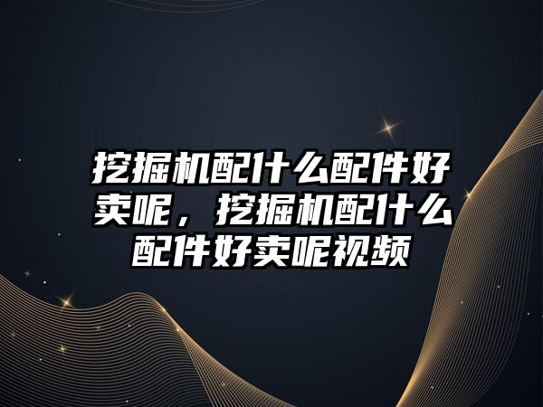 挖掘機配什么配件好賣呢，挖掘機配什么配件好賣呢視頻