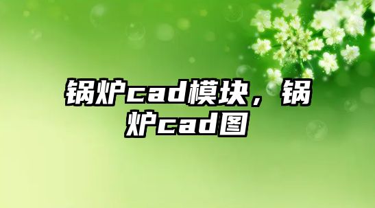 鍋爐cad模塊，鍋爐cad圖