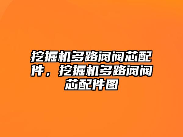 挖掘機(jī)多路閥閥芯配件，挖掘機(jī)多路閥閥芯配件圖