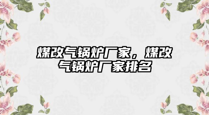 煤改氣鍋爐廠家，煤改氣鍋爐廠家排名