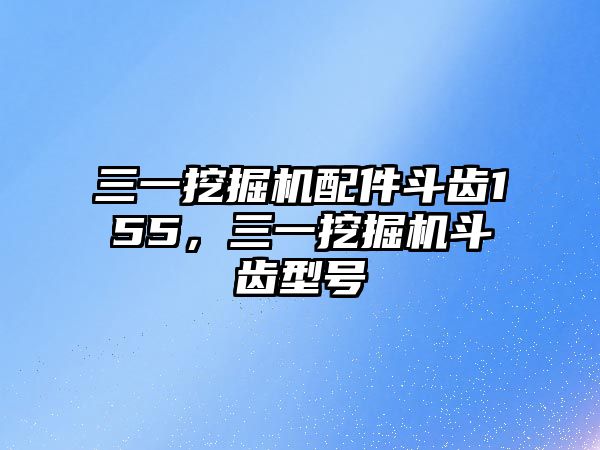 三一挖掘機配件斗齒155，三一挖掘機斗齒型號