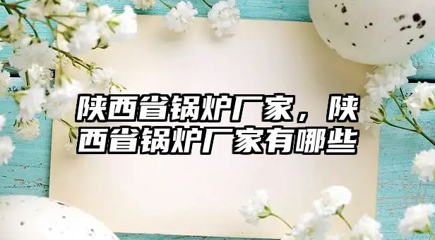 陜西省鍋爐廠家，陜西省鍋爐廠家有哪些