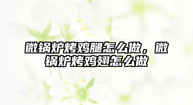 微鍋爐烤雞腿怎么做，微鍋爐烤雞翅怎么做