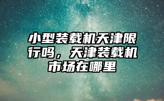 小型裝載機天津限行嗎，天津裝載機市場在哪里