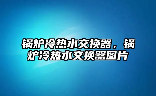 鍋爐冷熱水交換器，鍋爐冷熱水交換器圖片