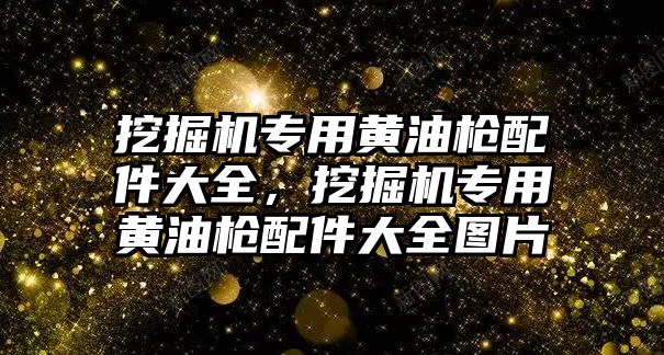 挖掘機(jī)專用黃油槍配件大全，挖掘機(jī)專用黃油槍配件大全圖片