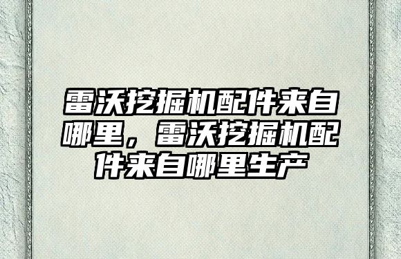 雷沃挖掘機配件來自哪里，雷沃挖掘機配件來自哪里生產