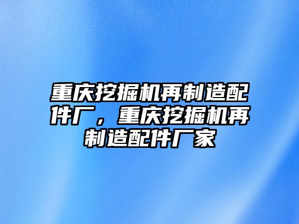 重慶挖掘機(jī)再制造配件廠，重慶挖掘機(jī)再制造配件廠家