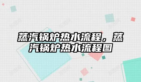 蒸汽鍋爐熱水流程，蒸汽鍋爐熱水流程圖