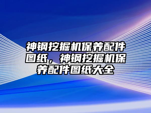 神鋼挖掘機保養(yǎng)配件圖紙，神鋼挖掘機保養(yǎng)配件圖紙大全