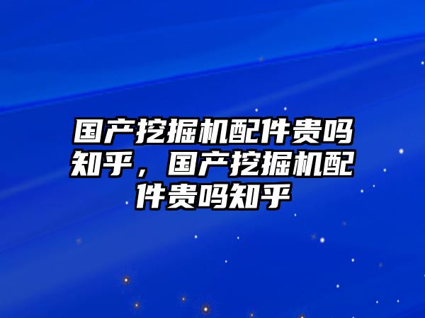 國產(chǎn)挖掘機配件貴嗎知乎，國產(chǎn)挖掘機配件貴嗎知乎