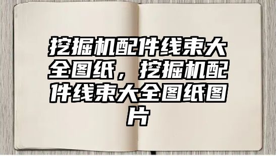 挖掘機配件線束大全圖紙，挖掘機配件線束大全圖紙圖片