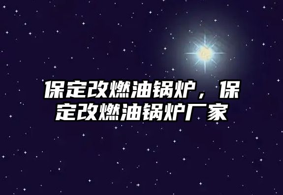 保定改燃油鍋爐，保定改燃油鍋爐廠家