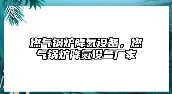 燃?xì)忮仩t降氮設(shè)備，燃?xì)忮仩t降氮設(shè)備廠家