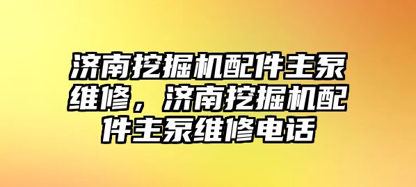 濟(jì)南挖掘機(jī)配件主泵維修，濟(jì)南挖掘機(jī)配件主泵維修電話