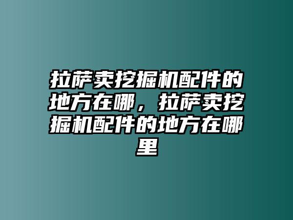 拉薩賣挖掘機(jī)配件的地方在哪，拉薩賣挖掘機(jī)配件的地方在哪里