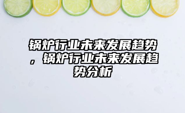 鍋爐行業(yè)未來發(fā)展趨勢，鍋爐行業(yè)未來發(fā)展趨勢分析