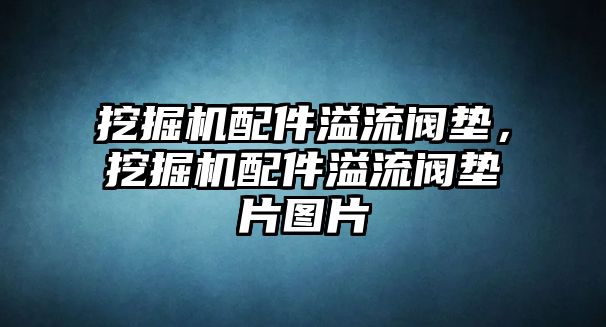 挖掘機配件溢流閥墊，挖掘機配件溢流閥墊片圖片