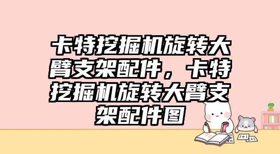 卡特挖掘機旋轉大臂支架配件，卡特挖掘機旋轉大臂支架配件圖