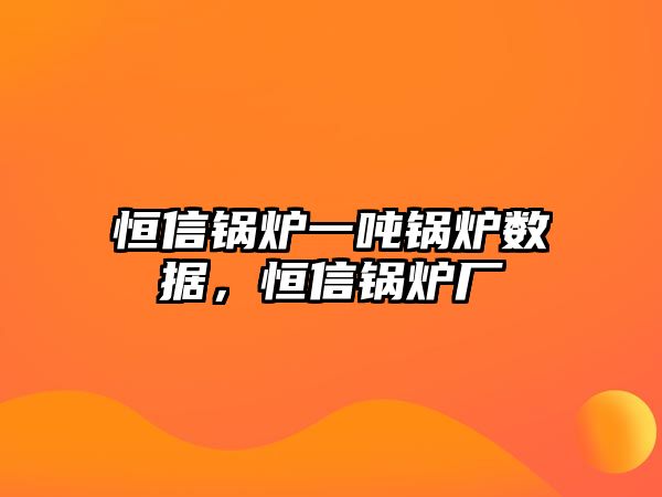 恒信鍋爐一噸鍋爐數(shù)據(jù)，恒信鍋爐廠