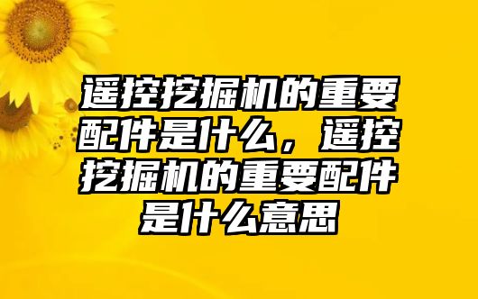 遙控挖掘機(jī)的重要配件是什么，遙控挖掘機(jī)的重要配件是什么意思