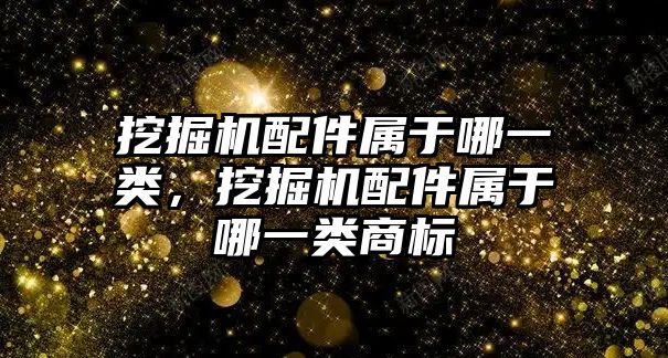 挖掘機配件屬于哪一類，挖掘機配件屬于哪一類商標