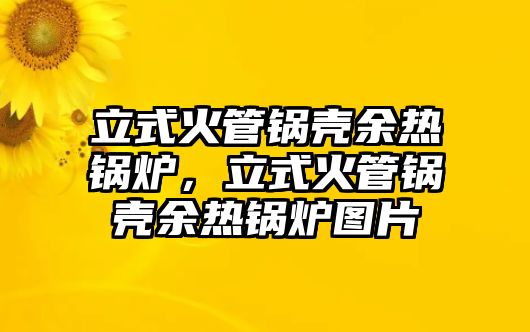 立式火管鍋殼余熱鍋爐，立式火管鍋殼余熱鍋爐圖片